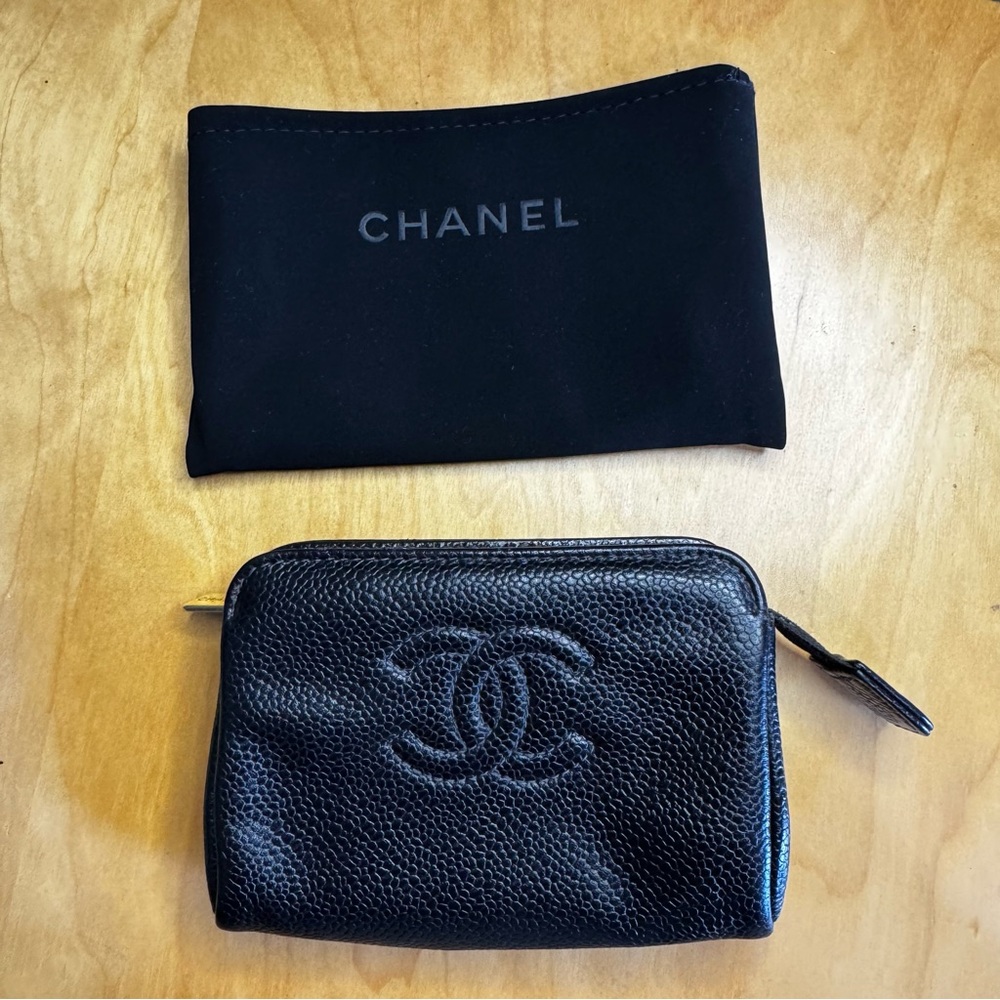 Chanel Grained Calfskin Vintage Coin Pouch